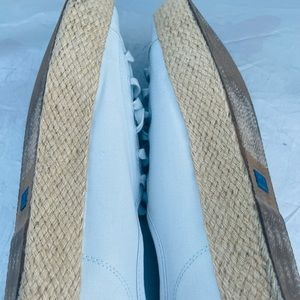 Keds Triple Kick Canvas Jute Blue Dream Foam Size 9 Sneakers- only worn 2 times!